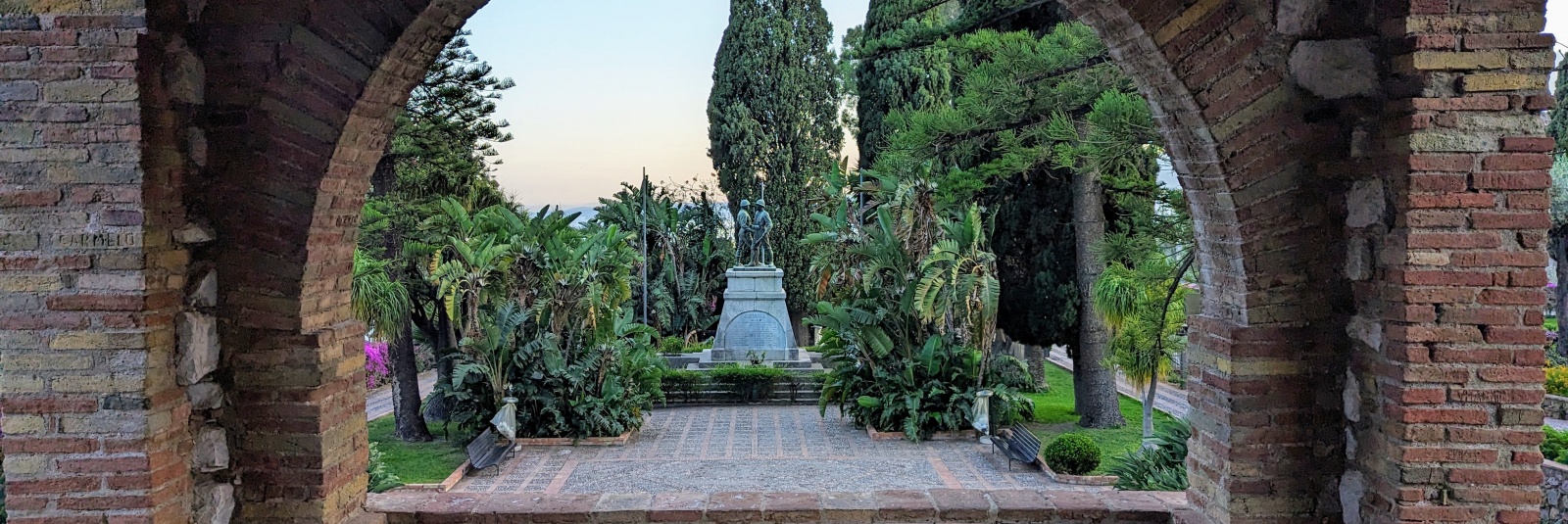 Villa Comunale Park in Taormina