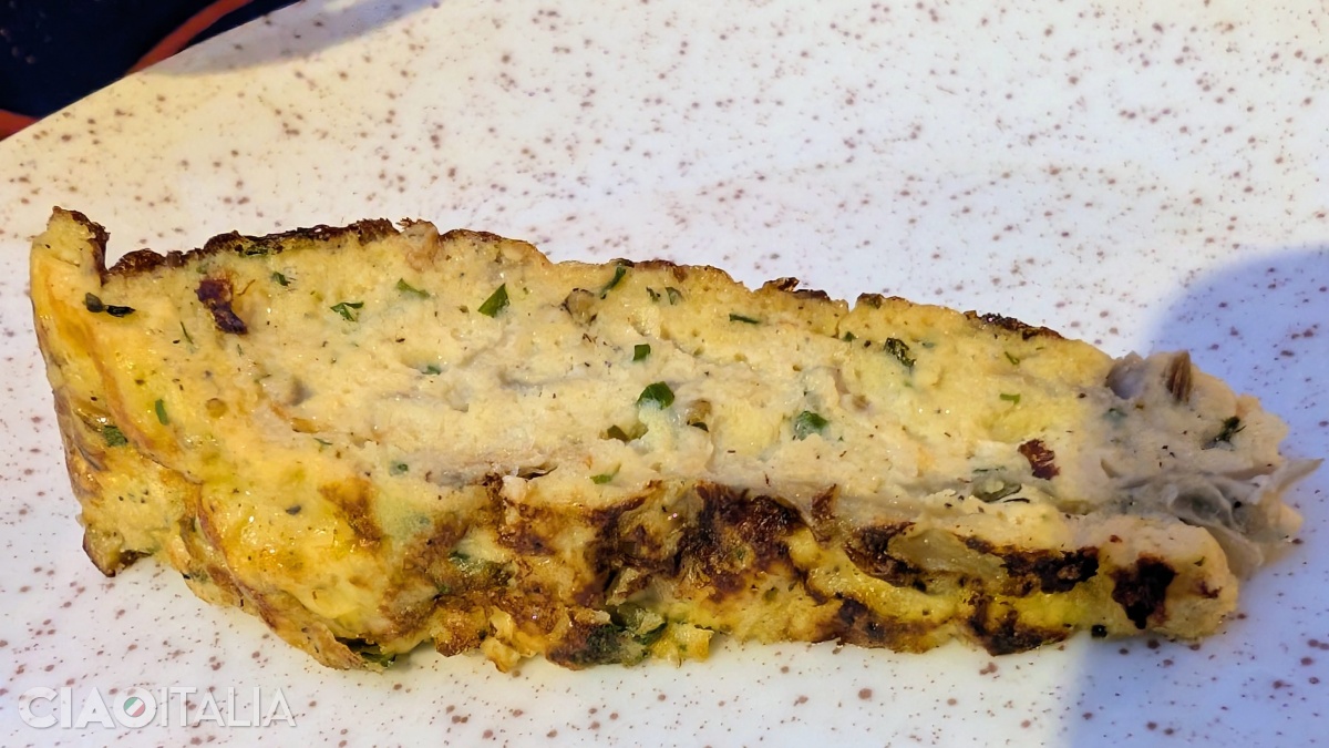 Onion frittata