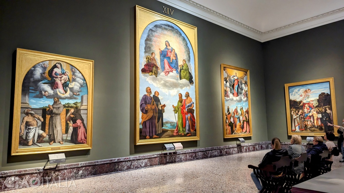 The Pinacoteca di Brera boasts one of the most important art collections in Italy