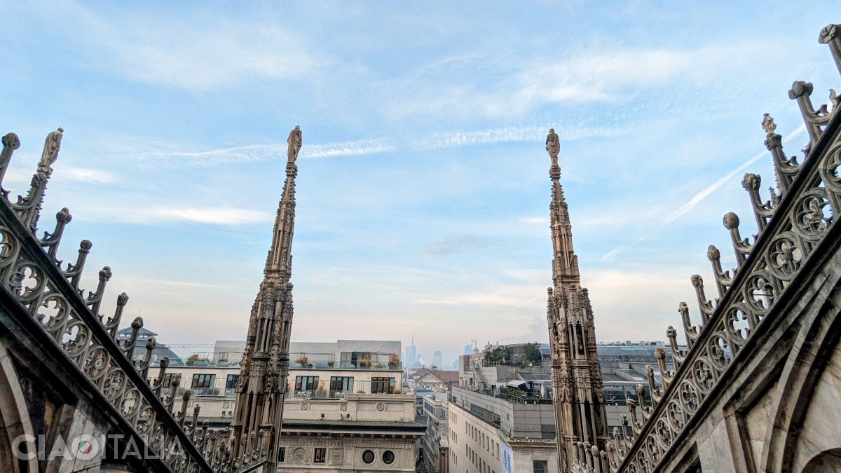 The children will surely enjoy walking on the roof of the Milan Cathedral.