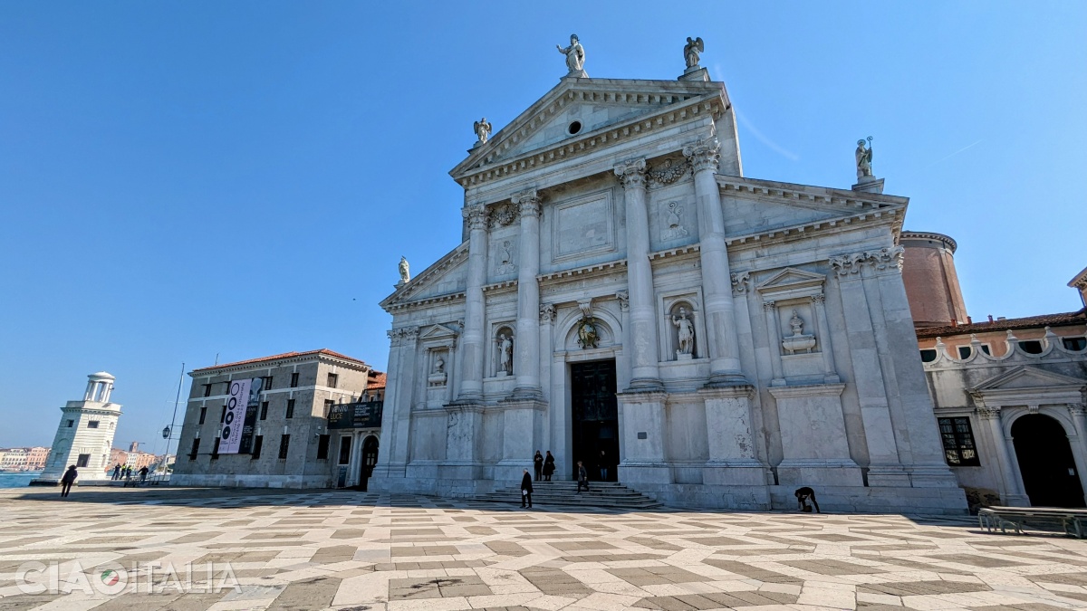 The Basilica of San Giorgio Maggiore was designed by Palladio at the end of the 16th century.