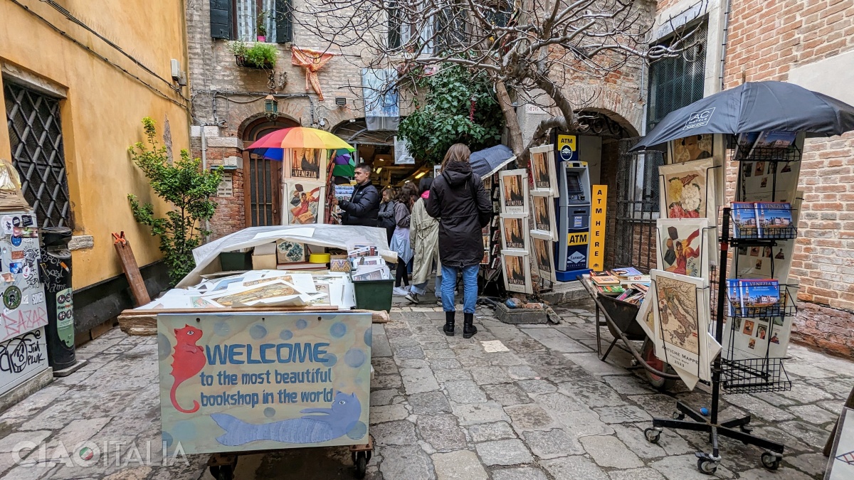 It is said that Libreria Acqua Alta is the most beautiful bookstore in the world. Maybe it's not quite true, but it is certainly unique.