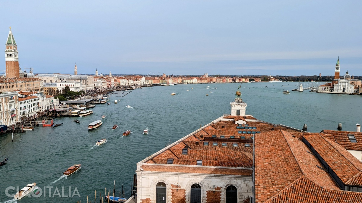 The view from the Church of Santa Maria della Salute toward the San Marco Basin