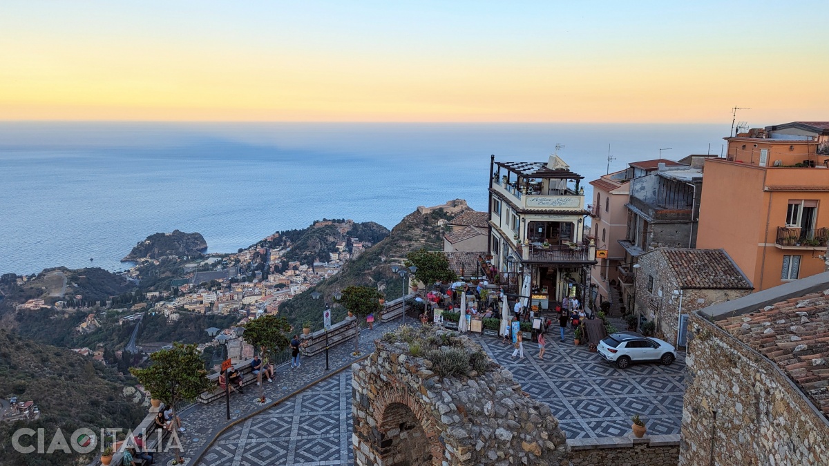 View from above the ancient arch