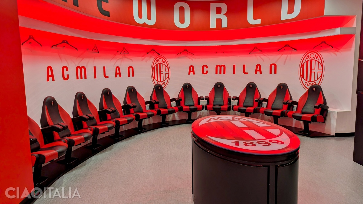 AC Milan locker room