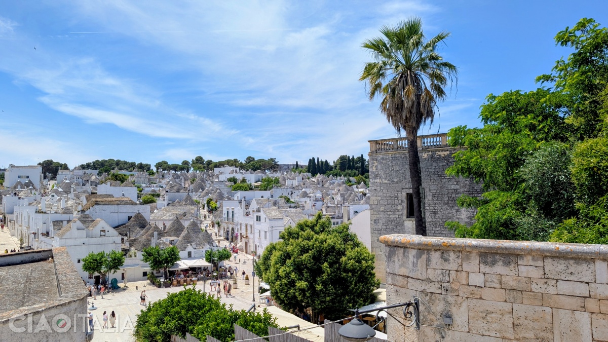 View of the trulli in Rione Monti