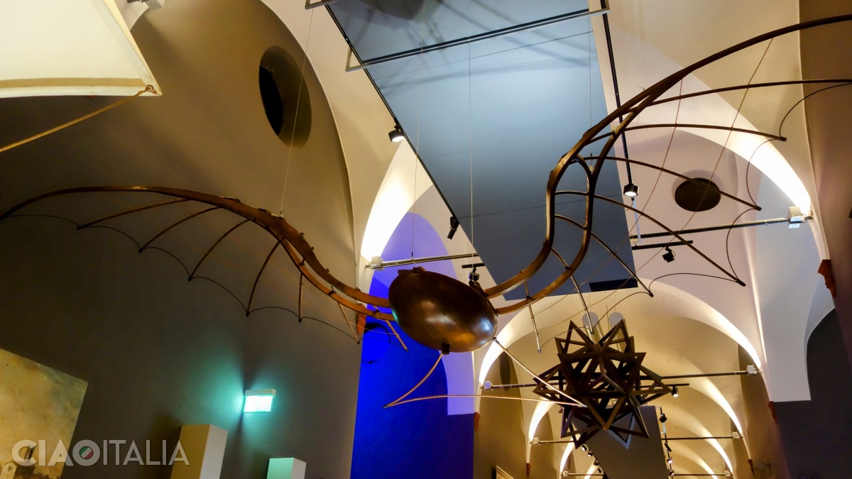 One of Leonardo da Vinci's flying machines