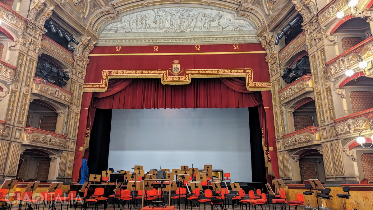 In the side boxes once sat the girls who wished to get married.