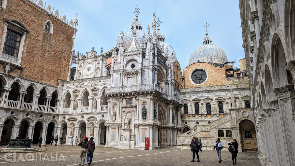 The inner courtyard of the Doge's Palace