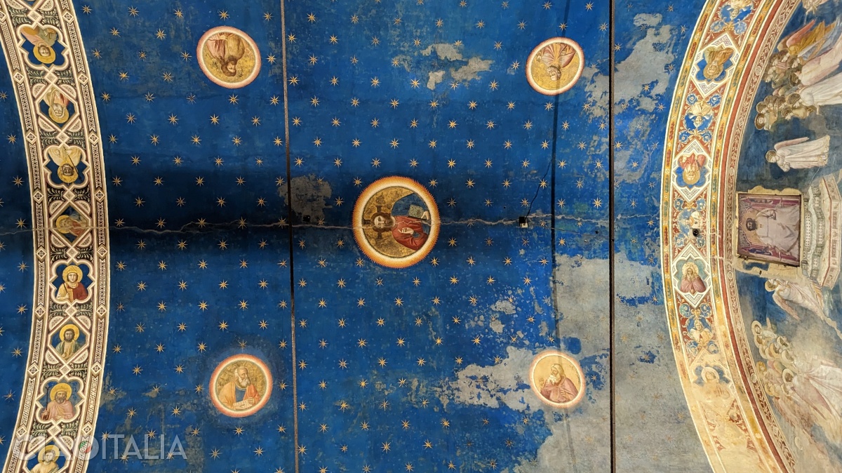 Towards the altar, Jesus is shown blessing.