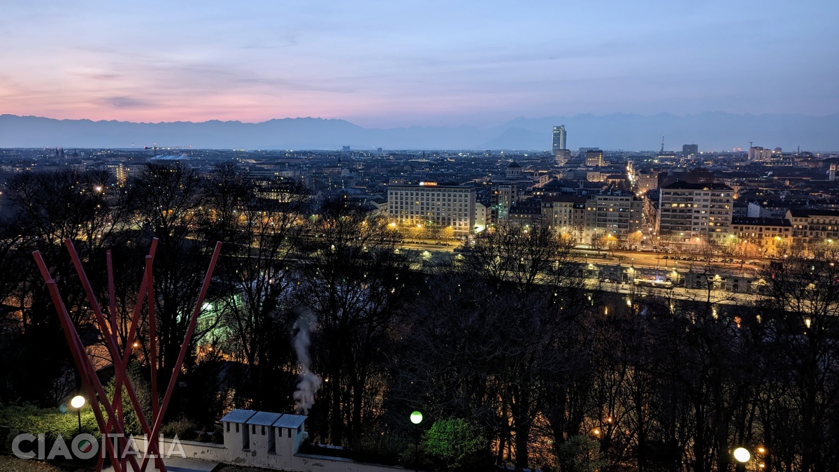 Evening view from Monte dei Cappuccini
