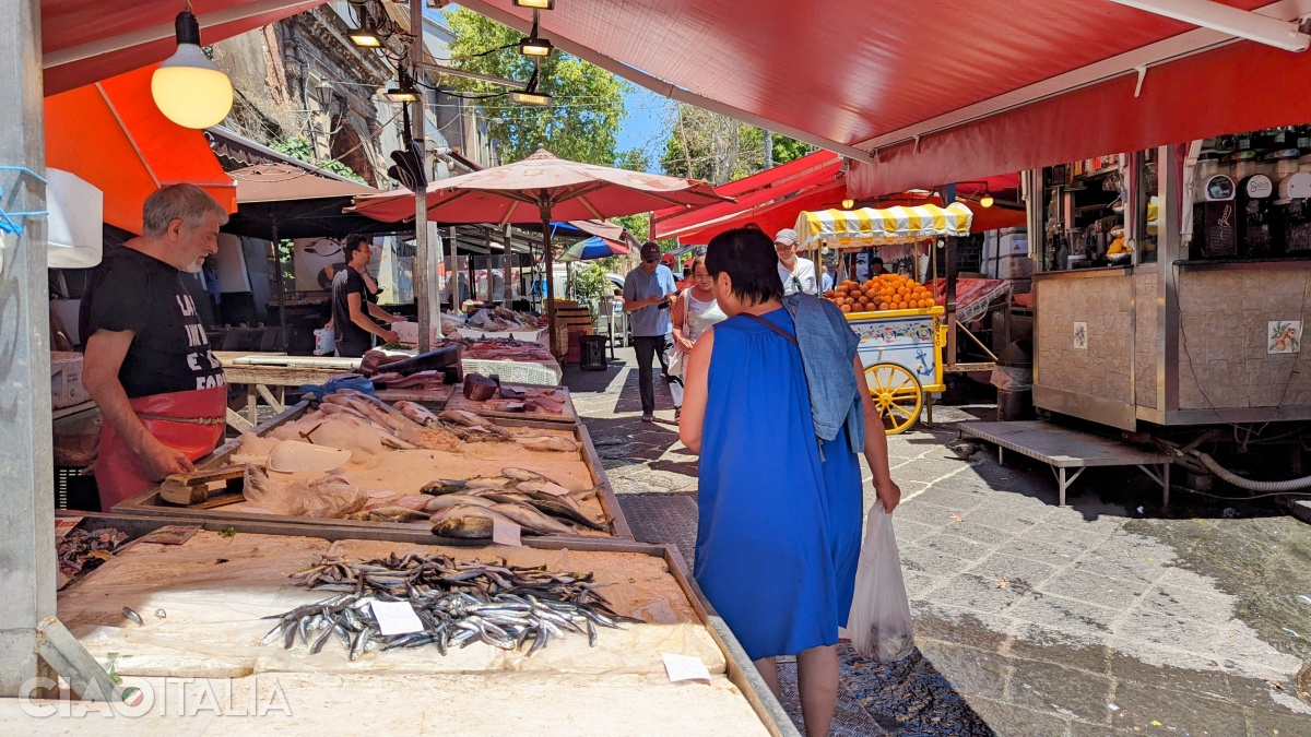 La Pescheria is Catania's traditional fish market.