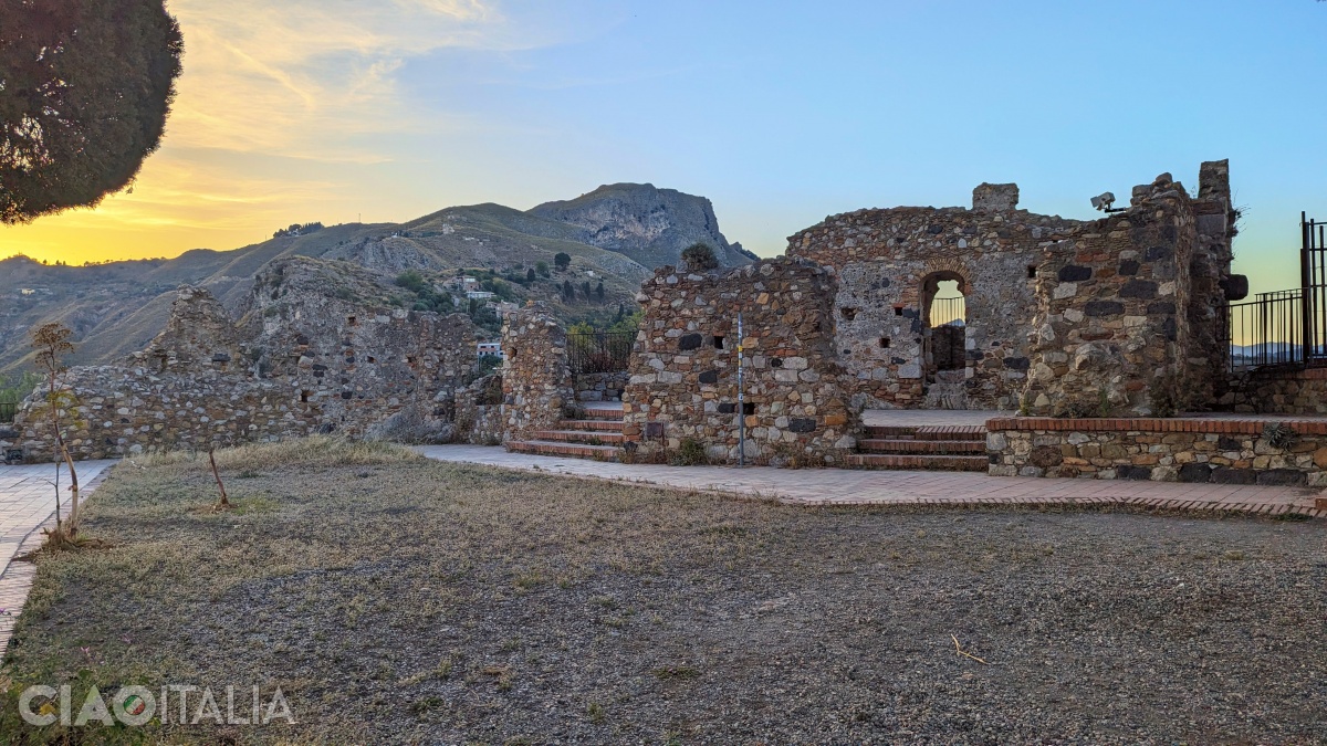 Only the ruins of the defensive fortress remain.