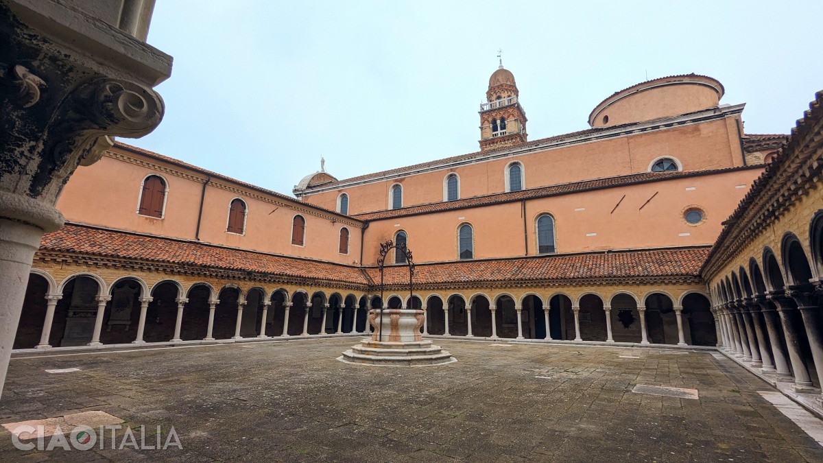 The 15th-century cloister