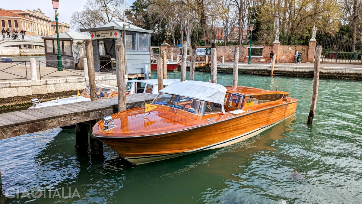 A more expensive transportation alternative is by water taxi.