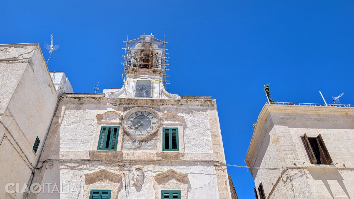 The Clock Tower in Piazza Vittorio Emanuele II