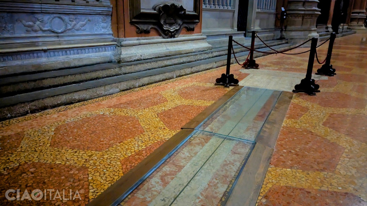 The meridian at the Church of San Petronio is the longest indoor meridian line in the world.
