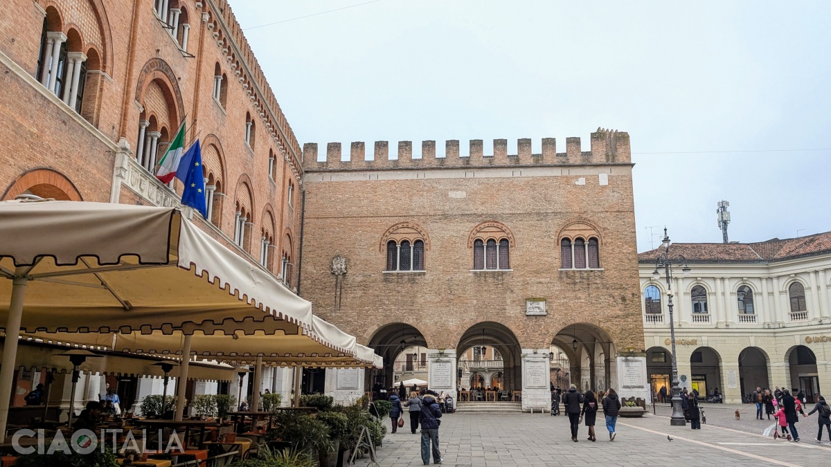 Piazza dei Signori on a January day