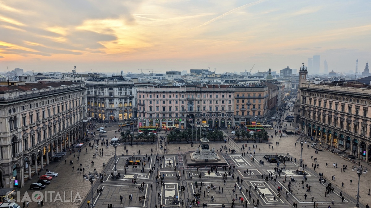 Piazza del Duomo seen from above