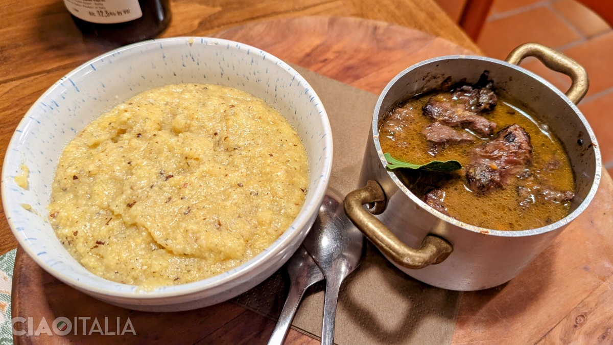 Civet di cervo (venison stew)