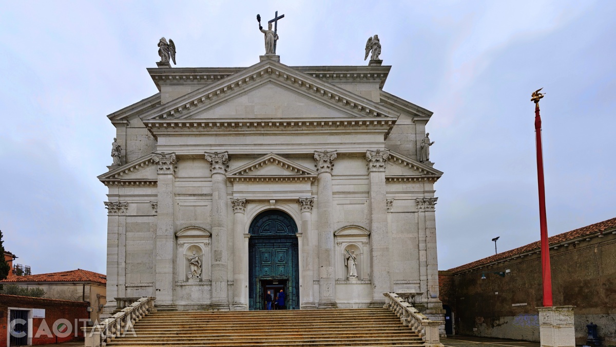 The Church of Santissimo Redentore is located on the island of Giudecca.