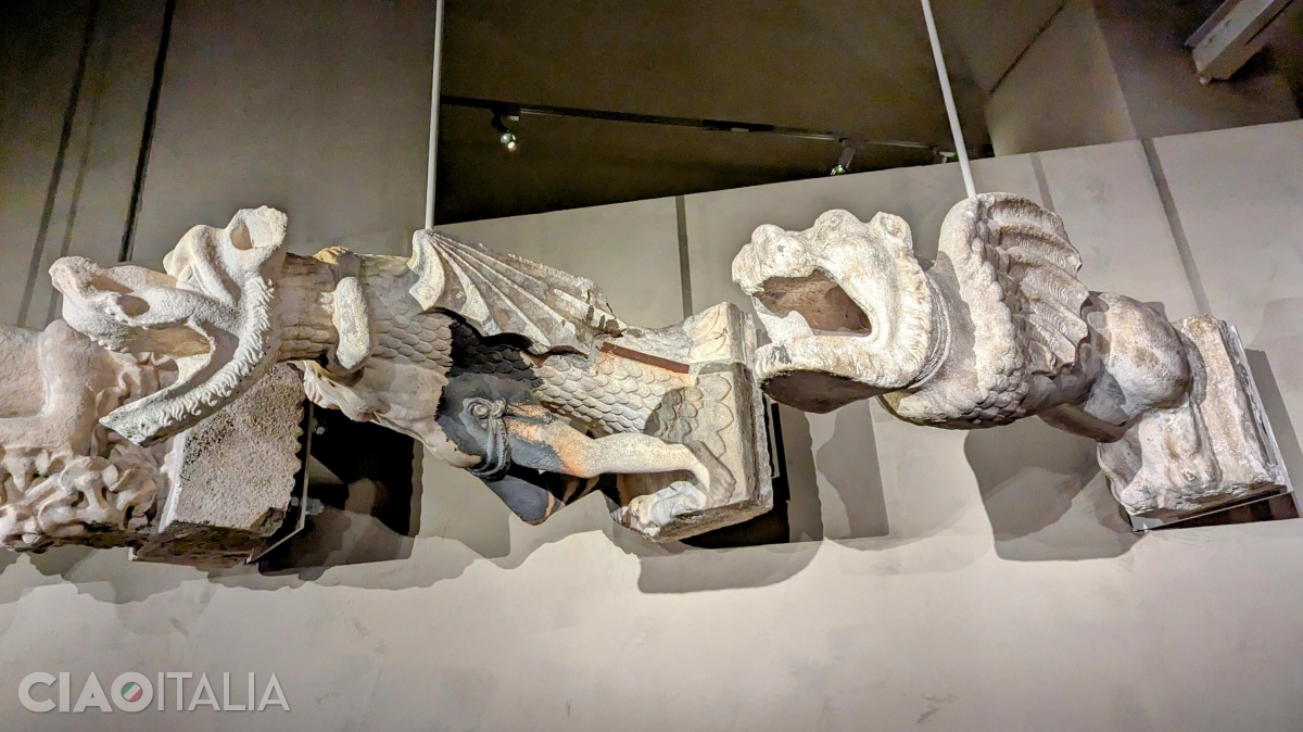 Besides the practical purpose of directing water drainage, the gargoyles also served to scare away evil spirits.