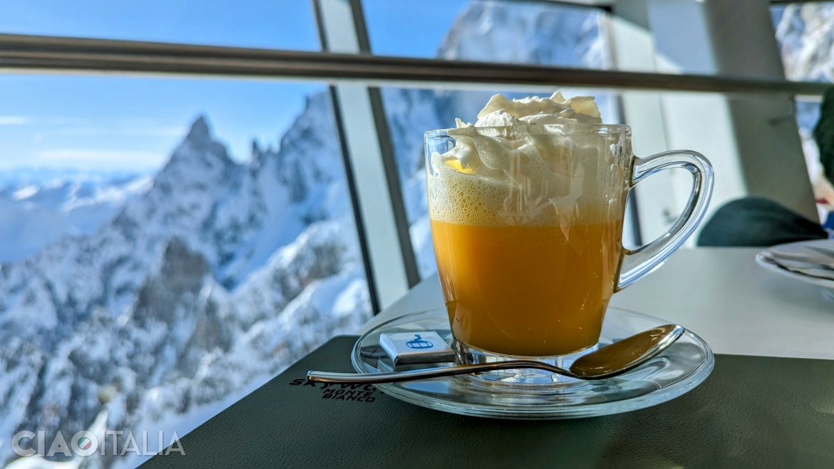 Bombardino with a view of Mont Blanc