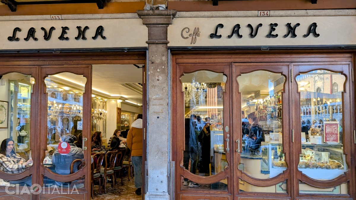Caffè Lavena is located in Piazza San Marco.