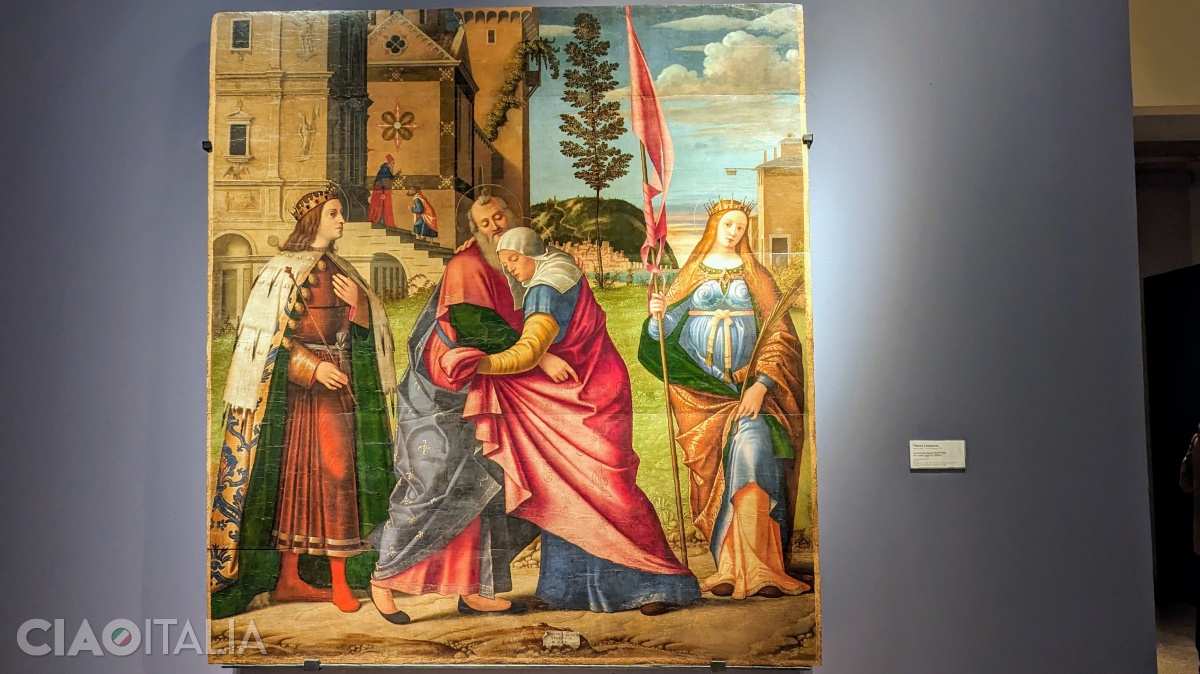 Vittore Carpaccio - "The Meeting of Joachim and Anne"