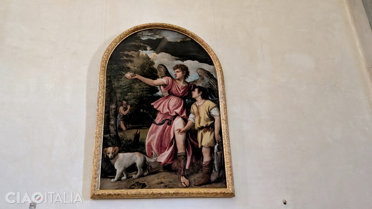 Titian - "Tobias and the Angel" (left wall of the Vendramin Chapel)