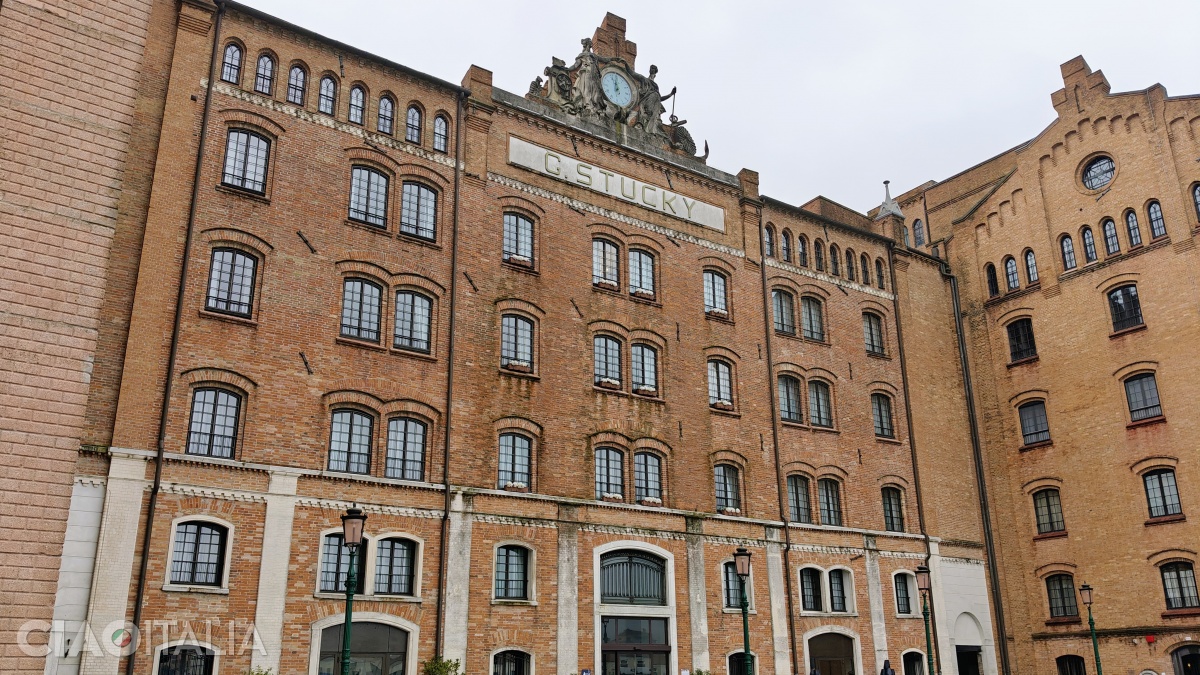 The former grain mill was transformed into a luxury hotel.