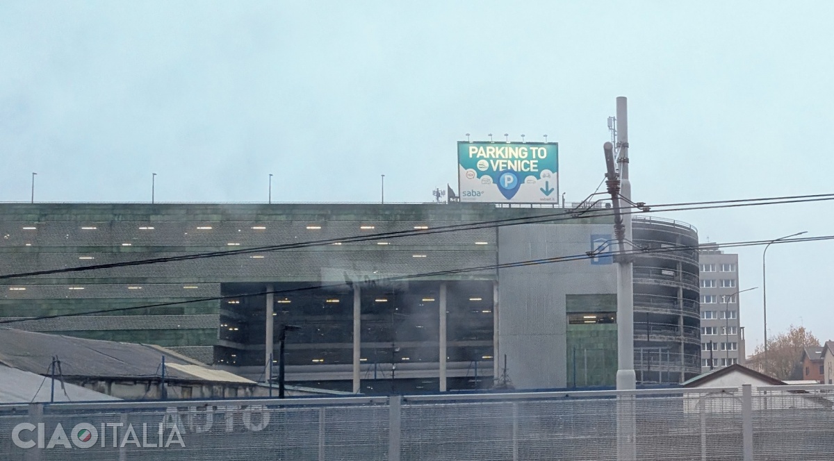 Saba Parking is one of the largest parking facilities in Mestre.