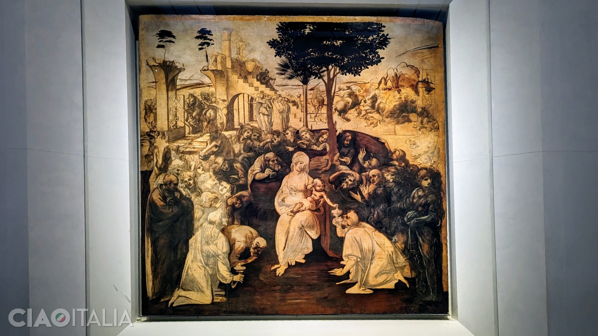 Leonardo da Vinci - "The Adoration of the Magi" (1482)