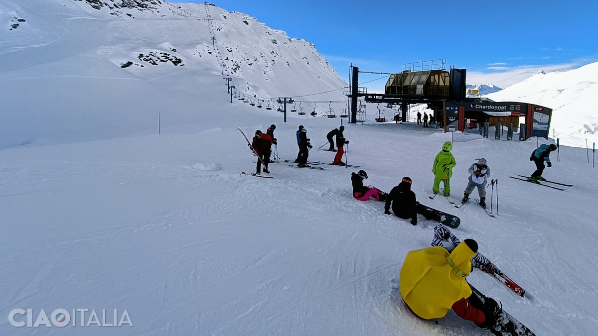 The Chardonnet chairlift, in La Rosi&egrave;re