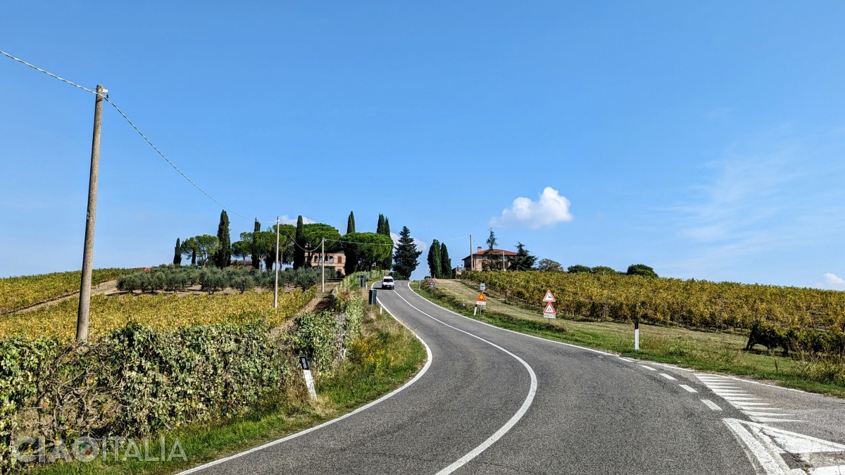 Road in the Chianti area