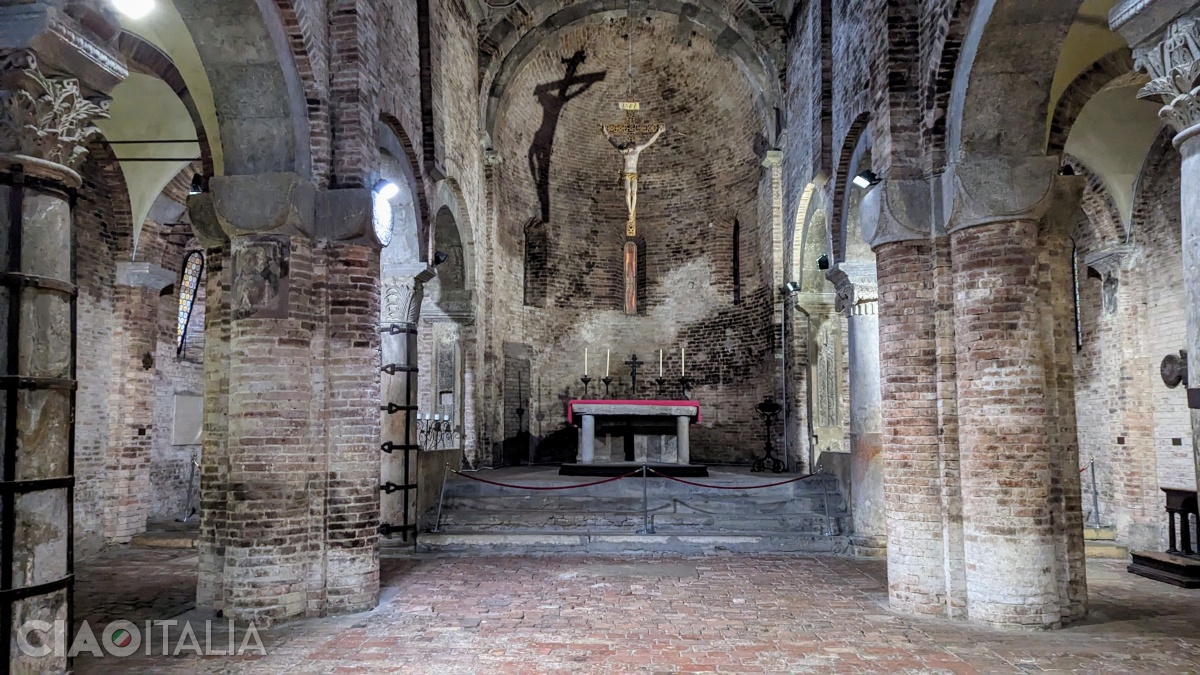 The interior of the Church of Saints Vitale and Agricola