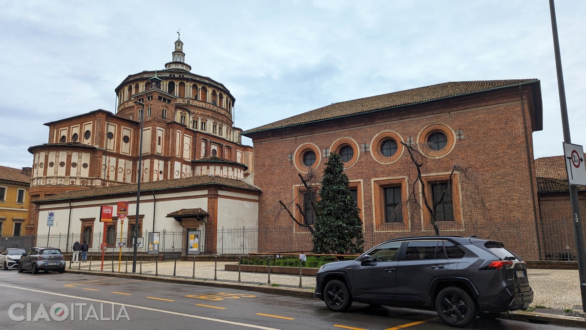 The Dominican complex as seen from Via Caradosso