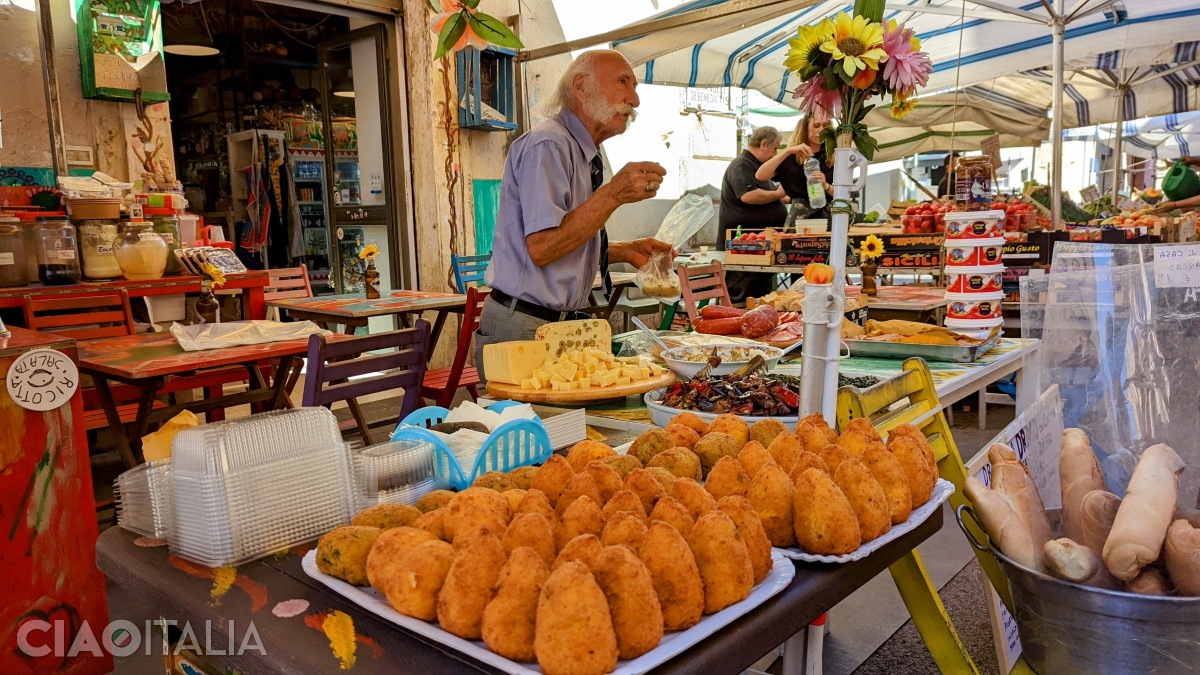 The market in Ortigia is an experience in itself.