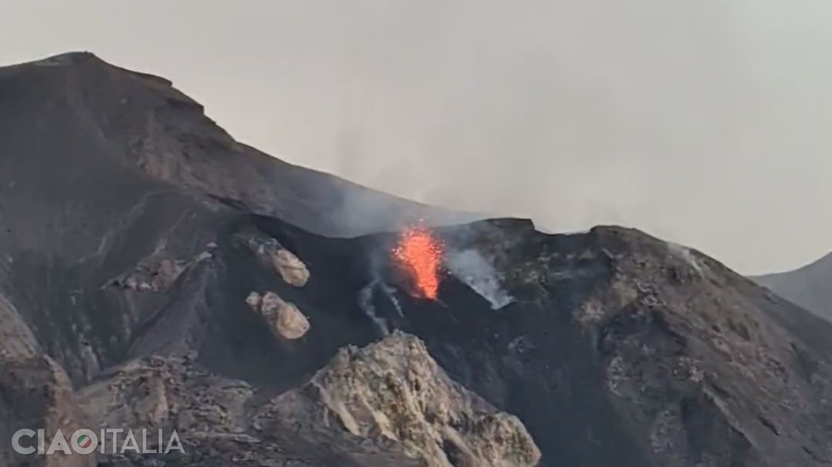 Stromboli Volcano erupts constantly.