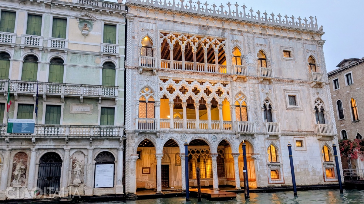 Ca' d'Oro is one of the most beautiful palaces on the Grand Canal.