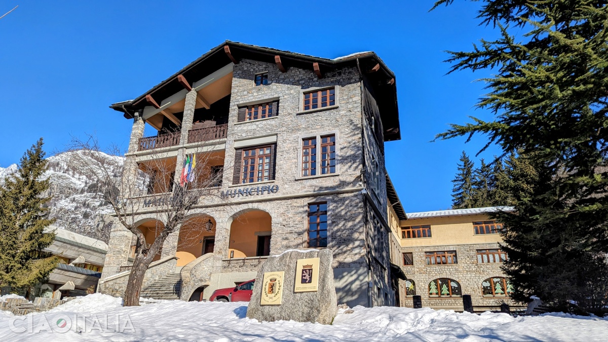 The Town Hall of Courmayeur
