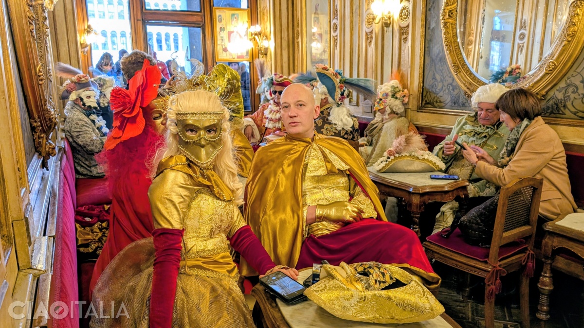 Caff&egrave; Florian during the Carnival