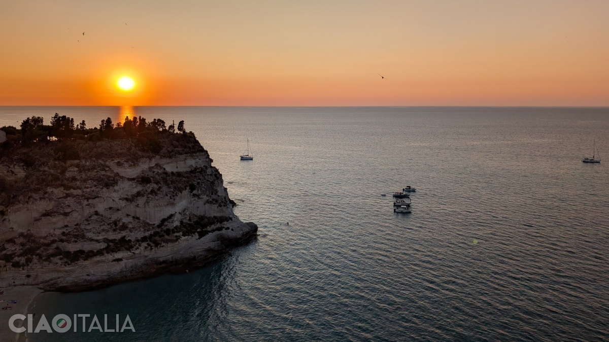 The tip of the promontory where the Sanctuary of Santa Maria dell'Isola is located.