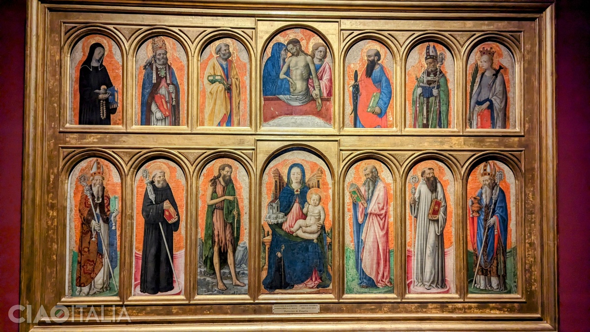 Antonio Vivarini and Giovanni di Alemagna - The Praglia Polyptych Altarpiece (circa 1448)