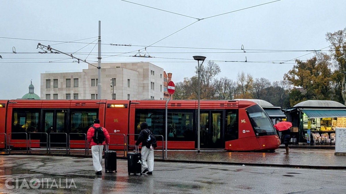 You can also get from Mestre to Venice by tram.