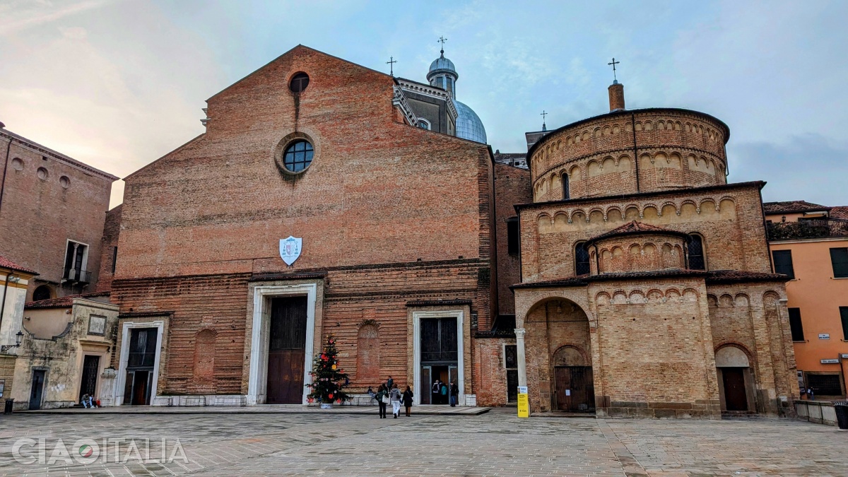 The Padua Cathedral and the Baptistery