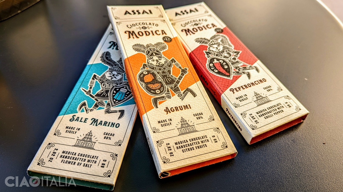 The town of Modica is famous for its artisanal chocolate.