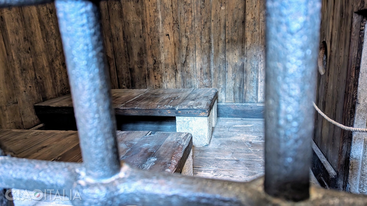 The cells were lined with yew wood