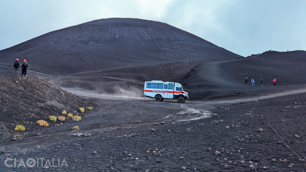 The 4x4 minibuses take tourists up to certain altitudes.