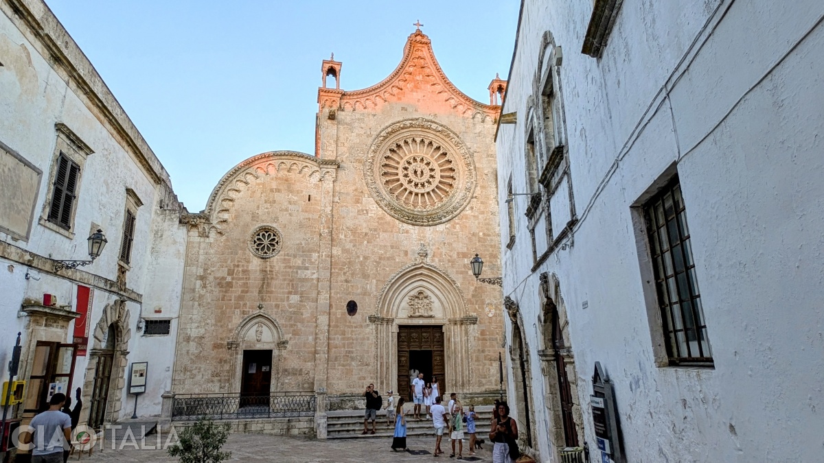 The Cathedral of Ostuni is dedicated to the Virgin Mary.
